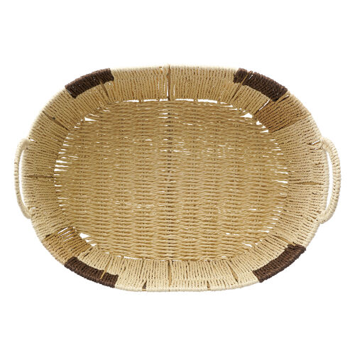 Корзина плетеная овальная bodhran chocolate из коллекции ethnic, 4 Корзина плетеная овальная bodhran chocolate из коллекции ethnic, 4