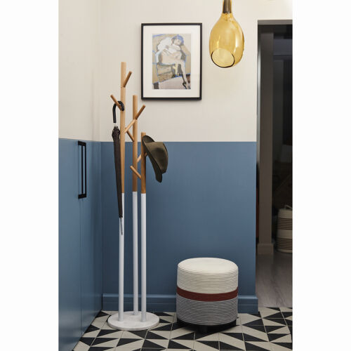 Вешалка напольная solheim, 171 см, белый мрамор/натуральное дере 4