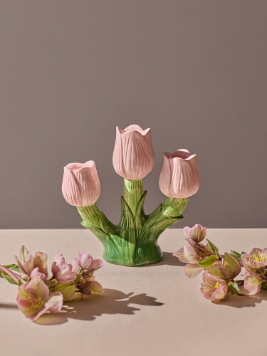 Подсвечник floret для трех свечей из коллекции blossom, 20 см 6