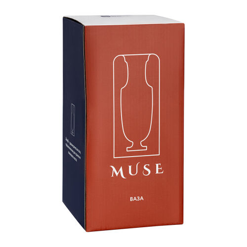 Ваза muse, 25 см, нежно-розовая 7 Ваза muse, 25 см, нежно-розовая 7