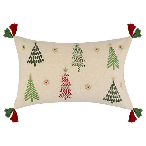 Чехол на подушку frozen pines из коллекции new year essential, 30х50 см в harsika Чехол на подушку frozen pines из коллекции new year essential, 30х50 см