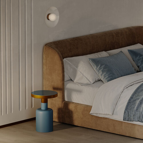 Столик журнальный froud, D35 см, синий 2