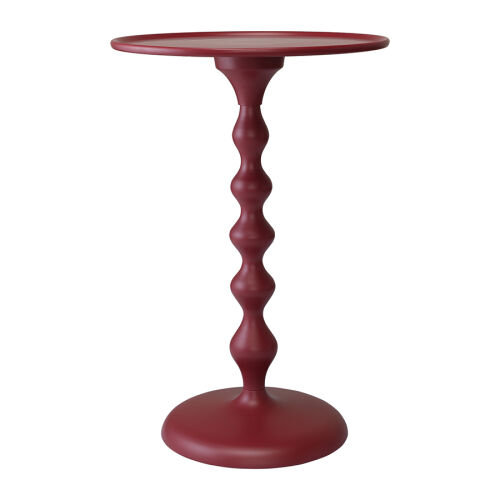 Столик приставной fluid, D38 см, жженый оранжевый