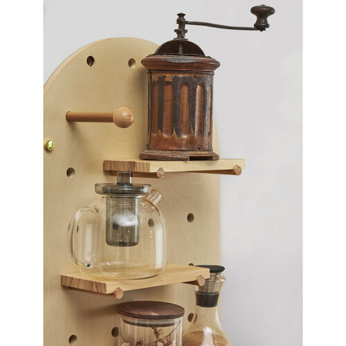 Пегборд shely, 38х80 см, светлое дерево 7