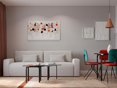 Панно декоративное с эффектом 3d minimalism line, 50х70 см 6