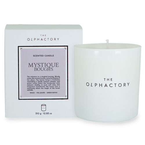 Свеча ароматическая the olphactory, white insignia, mystique bou 1