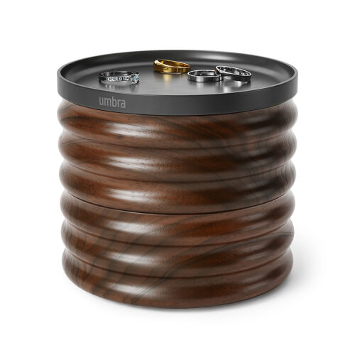 Шкатулка для украшений tesora, черный орех 2