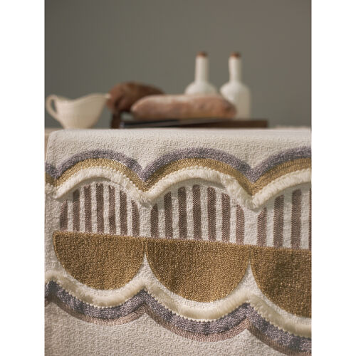 Дорожка на стол chic beige из коллекции essential, 45х150 см 2 Дорожка на стол chic beige из коллекции essential, 45х150 см 2