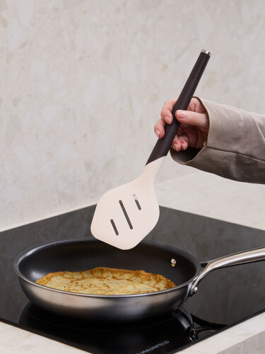 Лопатка с прорезями smartchef, 32 см, бежевая/бордовая 4