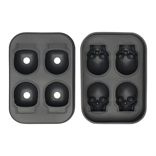 Форма для льда ice skull, графит 2