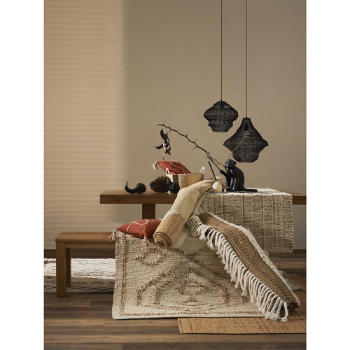Ковер из джута и переработанного хлопка kolkata из коллекции eth 1
