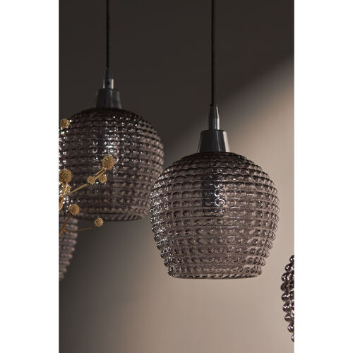 Светильник подвесной каскадный aurora, 110х18 см, серый 5