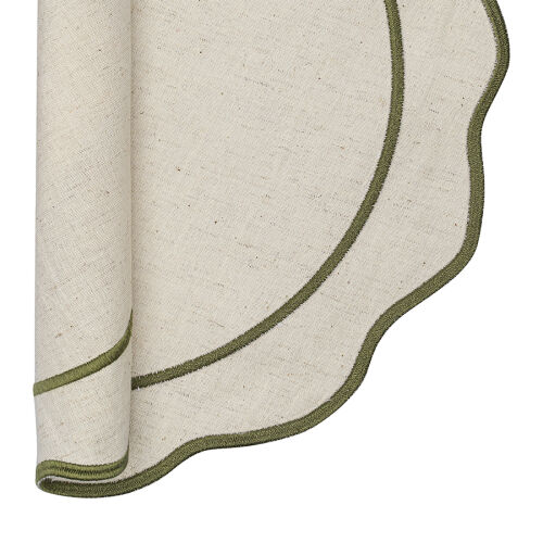 Салфетка под приборы anemone из коллекции trendy ruffles, D40 см 3 Салфетка под приборы anemone из коллекции trendy ruffles, D40 см 3