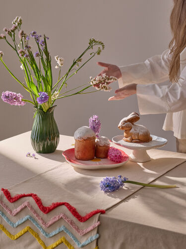 Ваза petal зеленого цвета из коллекции blossom, 22 см 7