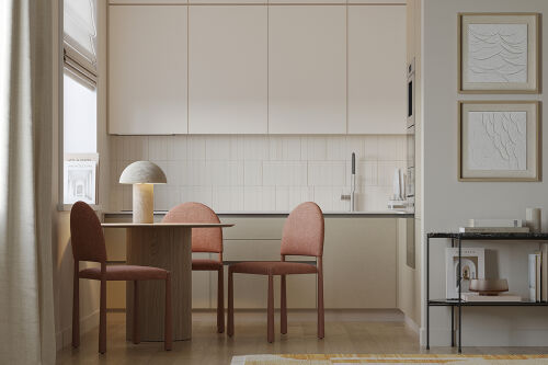 Лампа настольная texture sleek, D32x42 см, белая 4