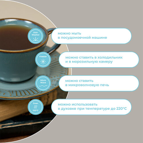 Набор кофейных пар antique, 125 мл, 2 шт. 7