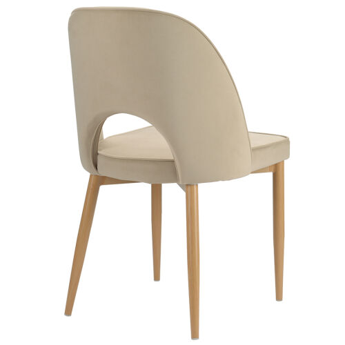 Стул evelyn, велюр, бежевый 6