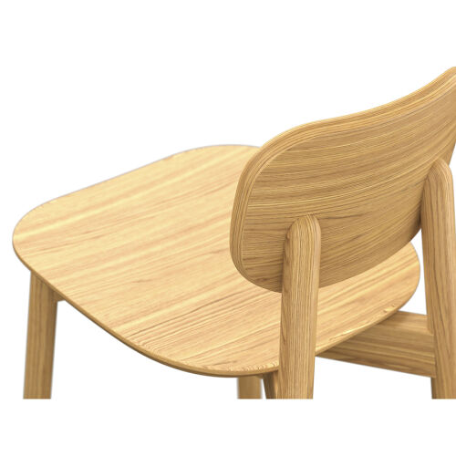 Стул полубарный saga, ясень 6