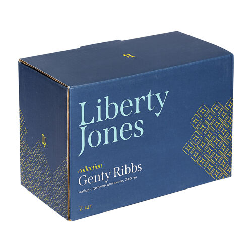 Набор стаканов для виски genty ribbs, 240 мл, 2 шт. 7