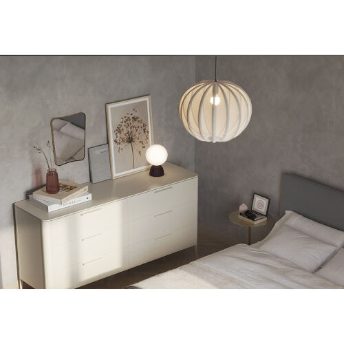 Лампа настольная texture moon, D20х29 см, вишневая 3