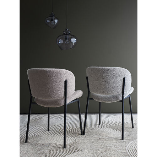 Стул embrace, букле, светло-серый 3