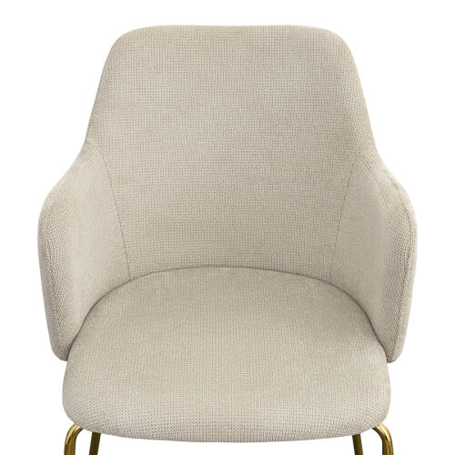 Стул dwight, фактурный шенилл, светло-бежевый 5