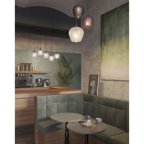 Светильник подвесной каскадный aurora, 110х18 см, прозрачный 2