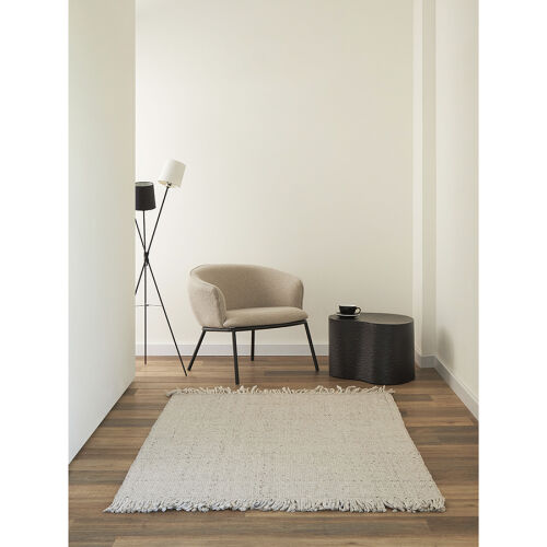 Ковер из переработанного пластика бежевого цвета из коллекции et 3