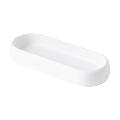 Подставка для ванных принадлежностей slim, белая, малая