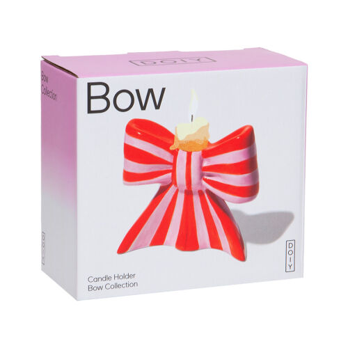 Подсвечник bow, 11х12х5 см, красно-белый 7