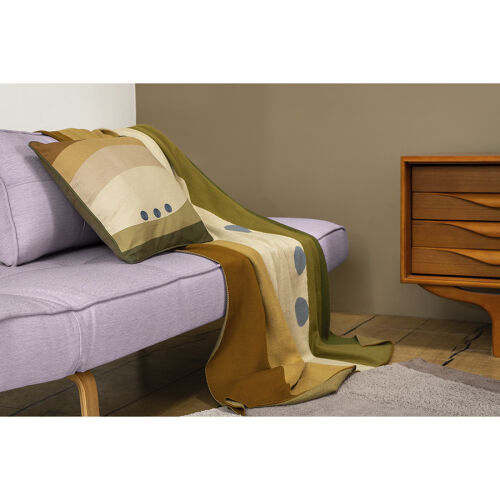 Чехол на подушку из хлопка с принтом rice plantation из коллекци 3