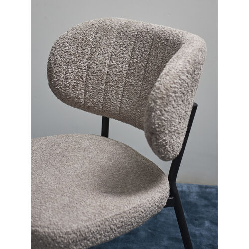 Стул robbi, букле, серо-бежевый 6