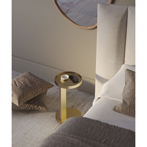 Столик приставной yanis, D25,5 см, золотой 3