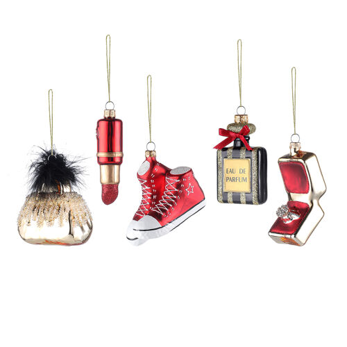 Набор ёлочных украшений vogue коллекции new year essential 8