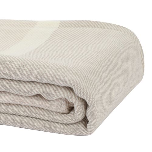 Покрывало базовое бежевого цвета из коллекции ethnic, 180х250 см 6