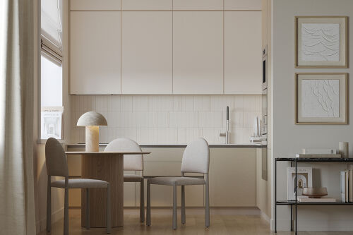 Лампа настольная texture sleek, D32x42 см, белая 5