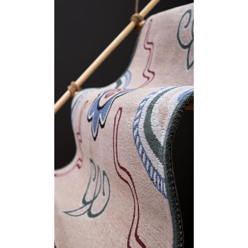 Ковер из хлопка по мотивам эвенских орнаментов из коллекции cult 1