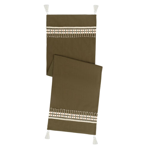 Дорожка на стол nomad grid из коллекции ethnic, 45х150 см 2 Дорожка на стол nomad grid из коллекции ethnic, 45х150 см 2