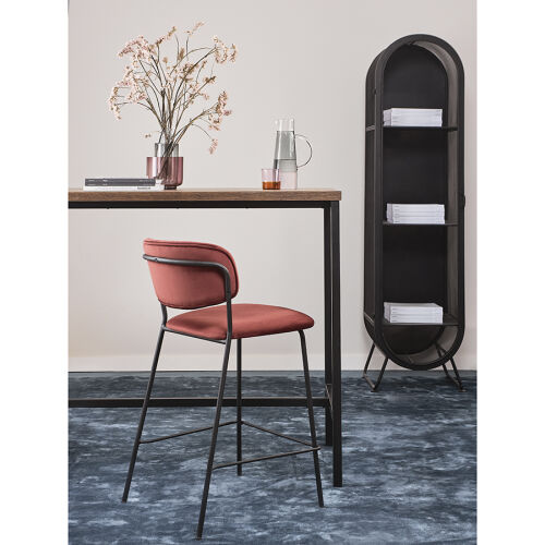 Стул барный eirill, велюр, кирпичный 7