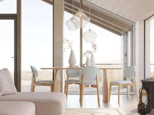 Светильник подвесной vinger, D45х50 см, бежевый 5