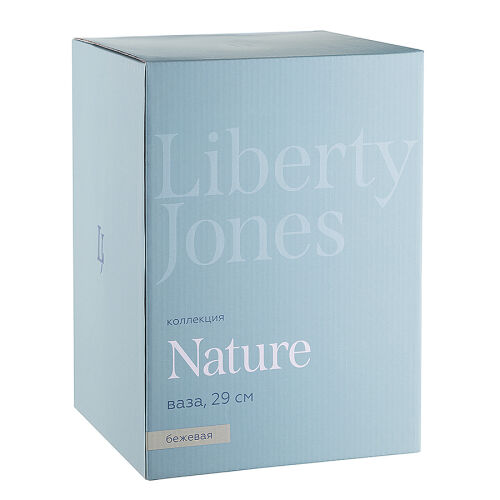 Ваза nature, 29 см, бежевая 6 Ваза nature, 29 см, бежевая 6