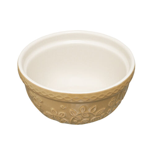 Набор из 4 пиал кремового/бежевого цветов с рельефным узором Яго 5