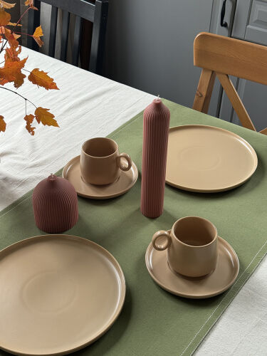 Набор из двух тарелок бежевого цвета из коллекции essential, 25  2