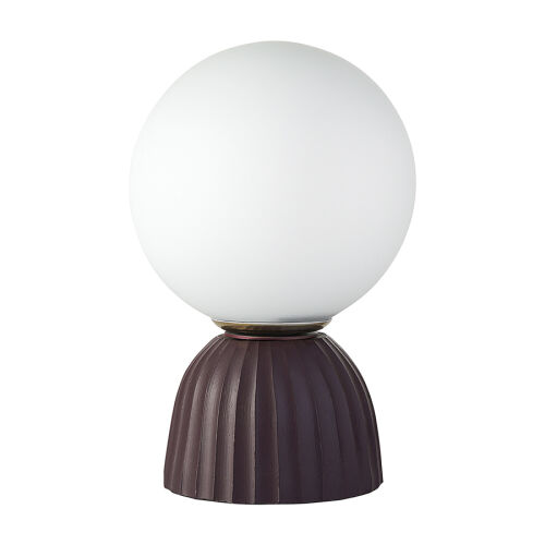 Лампа настольная texture moon, D20х29 см, вишневая