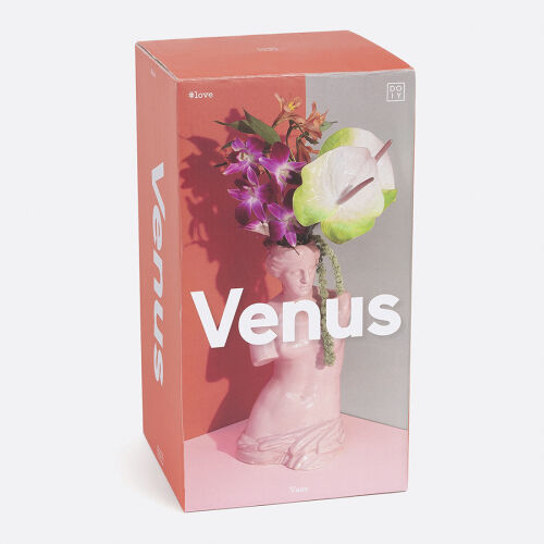 Ваза для цветов venus, 31 см, розовая 7 Ваза для цветов venus, 31 см, розовая 7