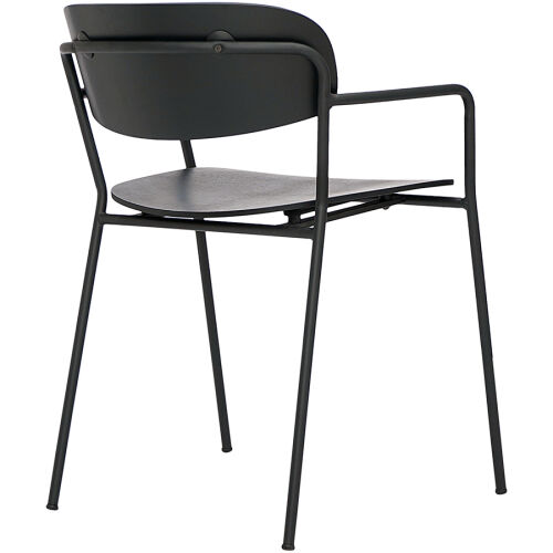 Стул с подлокотниками torfrid, черный 2