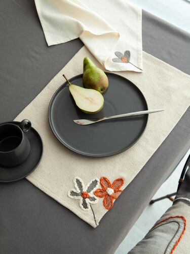 Салфетка под приборы stone flowers из коллекции ethnic, 33х48 см 1 Салфетка под приборы stone flowers из коллекции ethnic, 33х48 см 1