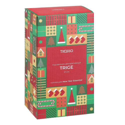 Подсвечник декоративный trige из коллекции new year essential, 2 3