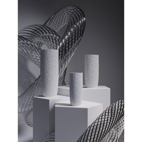 Ваза для сухоцветов printed art, grid, 32 см 5 Ваза для сухоцветов printed art, grid, 32 см 5