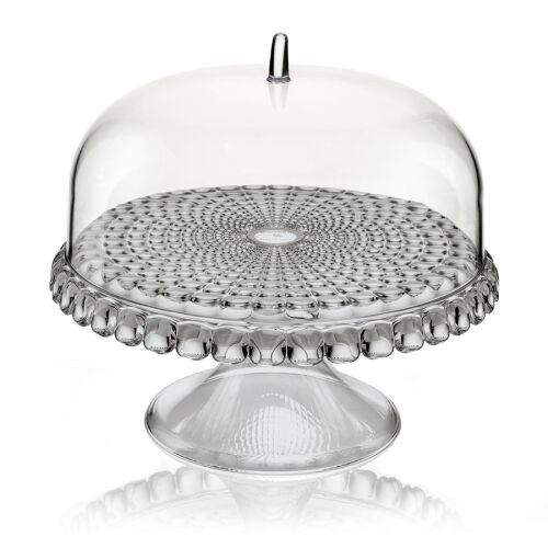 Блюдо для торта с крышкой tiffany, D30 см, серое 1 Блюдо для торта с крышкой tiffany, D30 см, серое 1